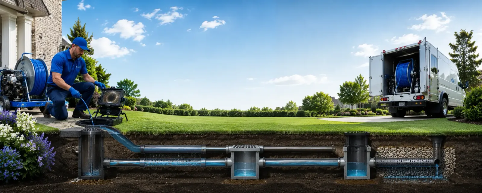 Outdoor drain cleaning information for Fenton, IA